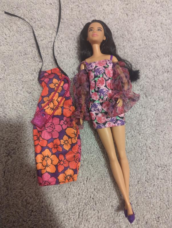 Barbie Clothes, Floral-Themed Fashion and Accessory 2-Pack for 