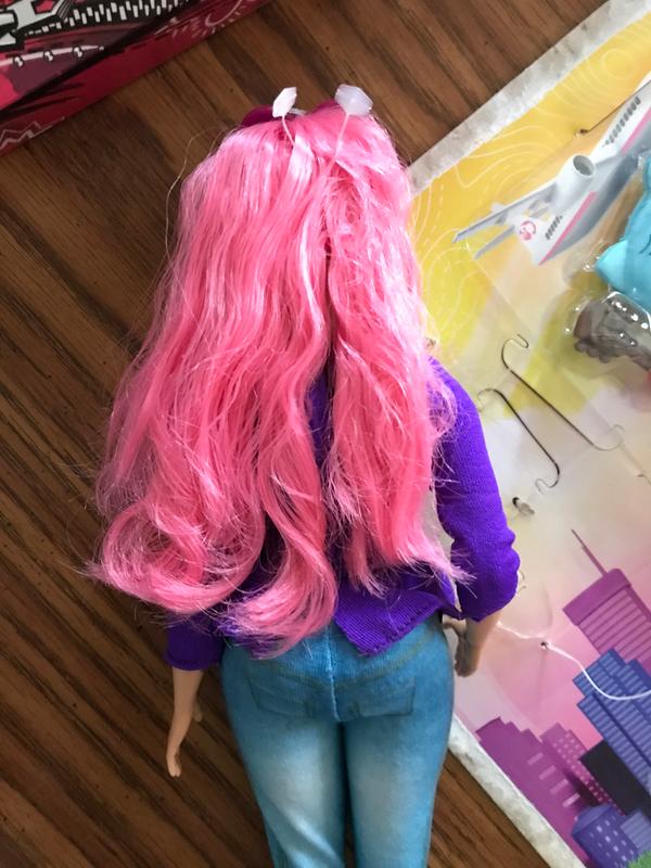 NEW 2020 Barbie Princess Adventure Daisy Doll ~ Long Pink Hair ~ Curvy NUDE