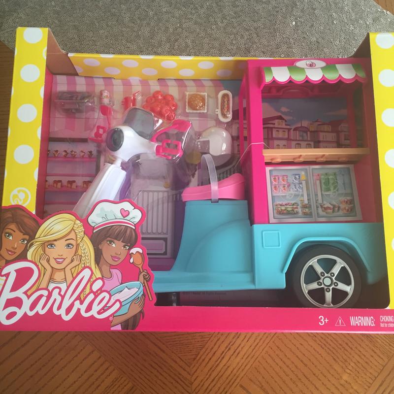 barbie food scooter
