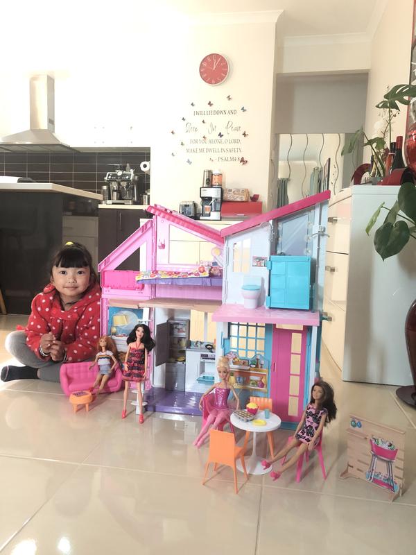 Barbie Malibu House 2-Story Dollhouse 25+ Pieces - FXG57 - Toys 4You Store