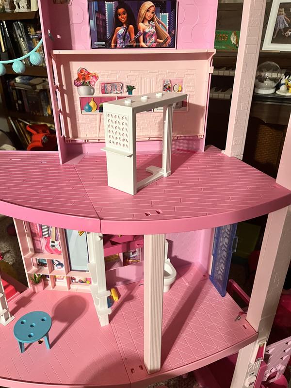 Barbie Dreamhouse Pool Party Doll House with 75+ pc, 3 Story Slide