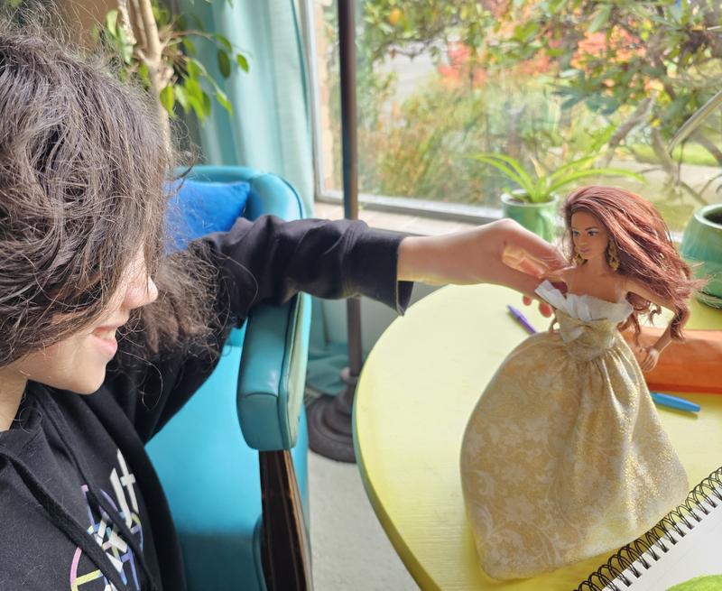 Joyful experience of having a fancy dress!