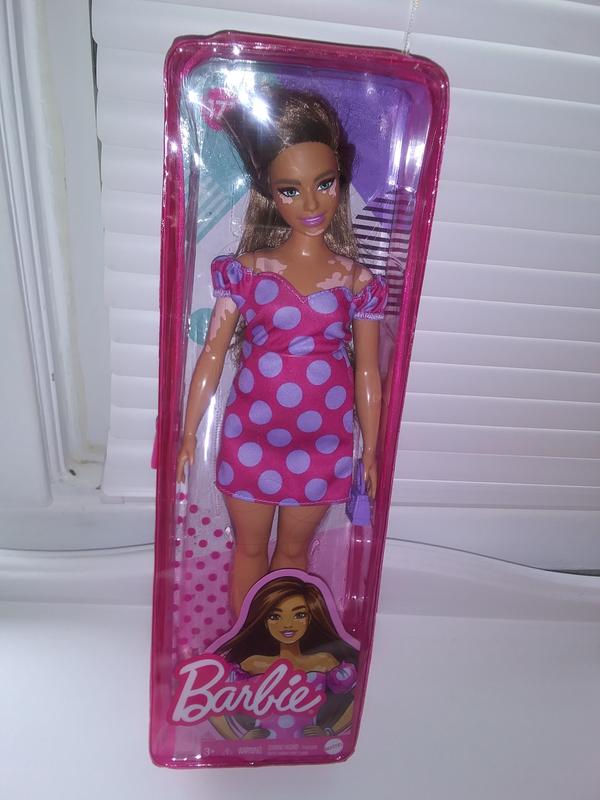 Barbie Fashionistas Doll with Brunette with Polka Dot Romper