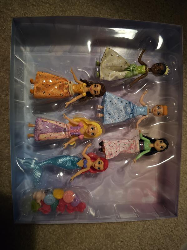 Disney Princess Minis Fiesta del té Pack 6 muñecas pequeñas con accesorios,  juguete +3 años (Mattel HLW91) : : Juguetes y juegos