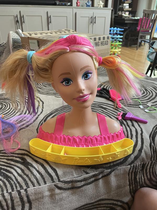 Barbie Unicorn Party Deluxe Styling Head with Blonde Hair - Just