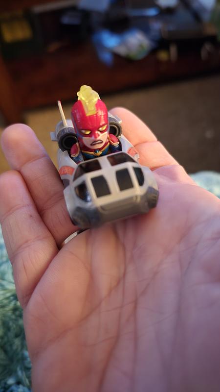 Opened, size reference.