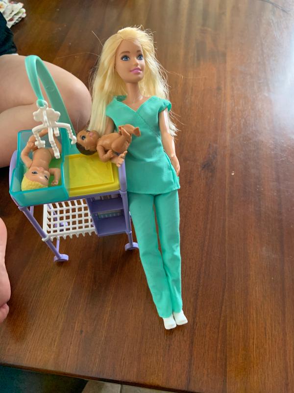 Dr barbie with babies