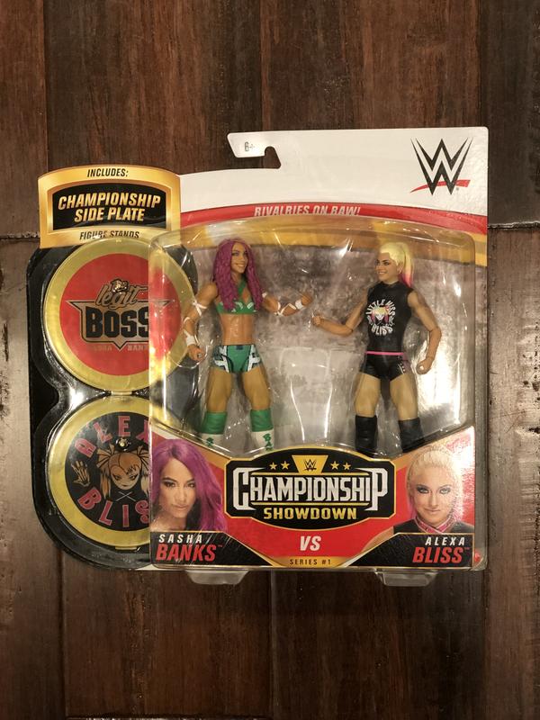 Wwe Sasha Banks Vs Alexa Bliss Championship Showdown 2 Pack Action Figures Monday Night Raw 1 Ralphs