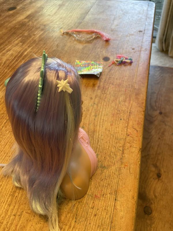 Barbie Doll Fairytale Styling Head, Pastel Fantasy Hair with 20  Accessories, Doll Head for Hair Styling