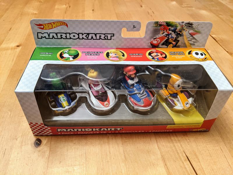 Hot Wheels MarioKart set in its retail package