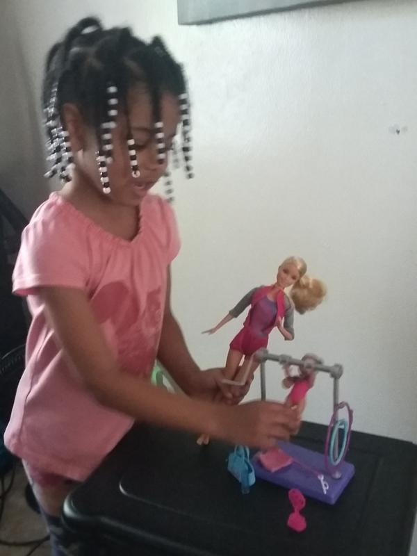 Having fun with barbie