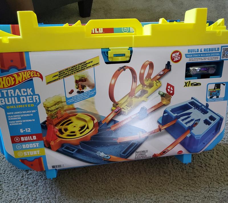  Hot Wheels Track Builder Unlimited Power Boost Box