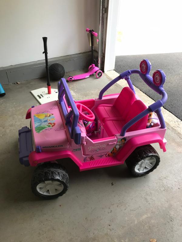 Fisher-Price® Power Wheels® Disney® Princess Jeep® Wrangler in Pink | Bed  Bath & Beyond