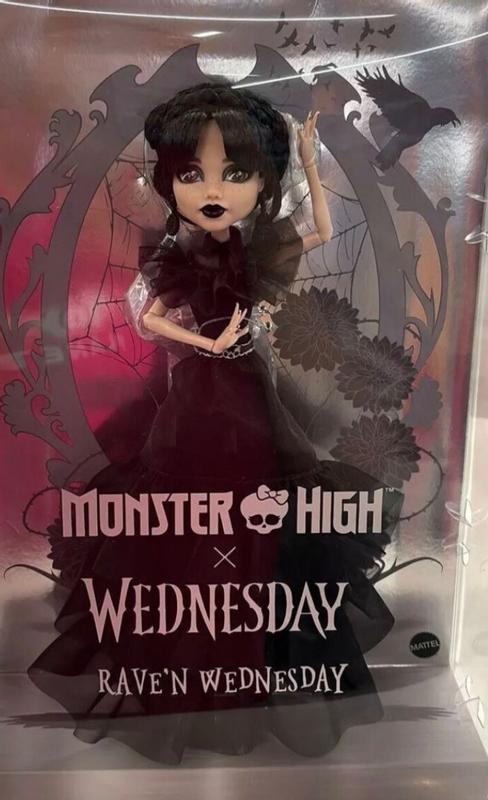 Monster High Wednesday Doll, Rave'N Wednesday Collectible in Black Gothic  Gown Inspired by Dance Scene, Premium Accessories and Doll Stand | Michaels