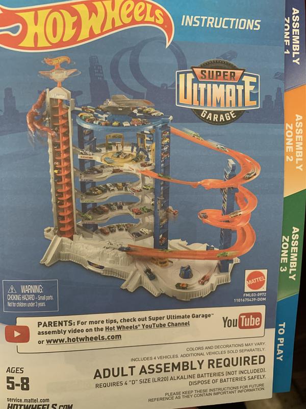 Hot wheels super cheap ultimate garage batteries needed