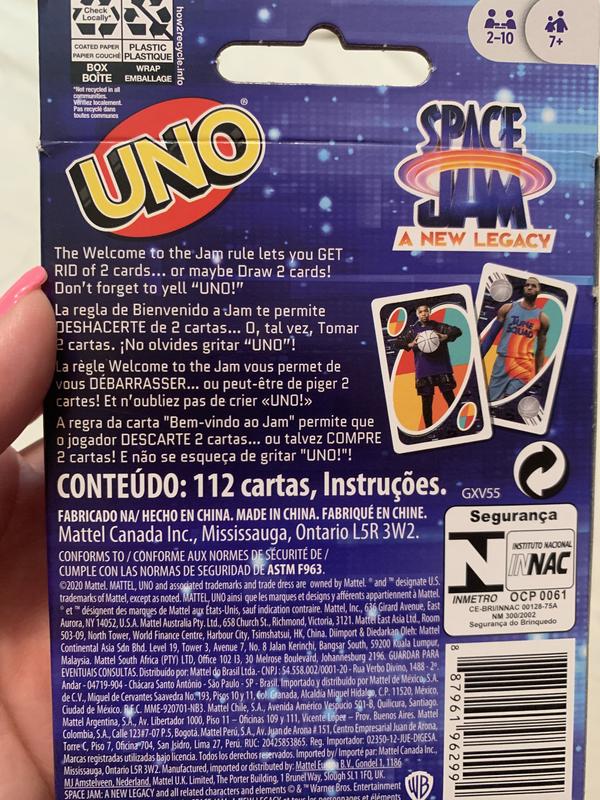 Uno Space Jam A New Legacy Mattel