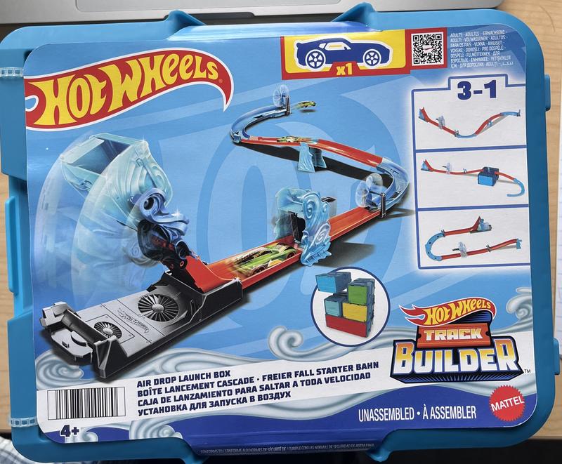 Hot Wheels Track Set Blue Wind Themed Track Pack MATTEL