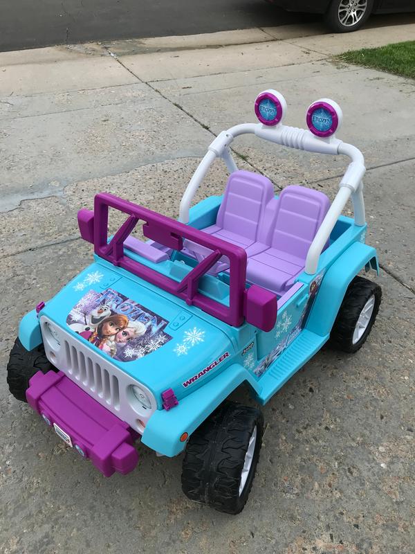 Power wheels disney clearance frozen jeep