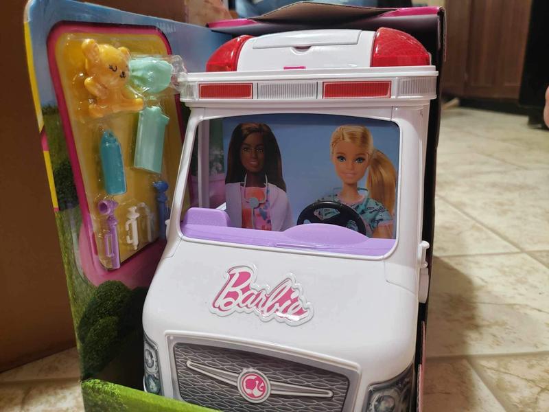 Barbie Toys Transforming Ambulance and Clinic Playset 20 Accessories Care Clinic Toys R Us Canada