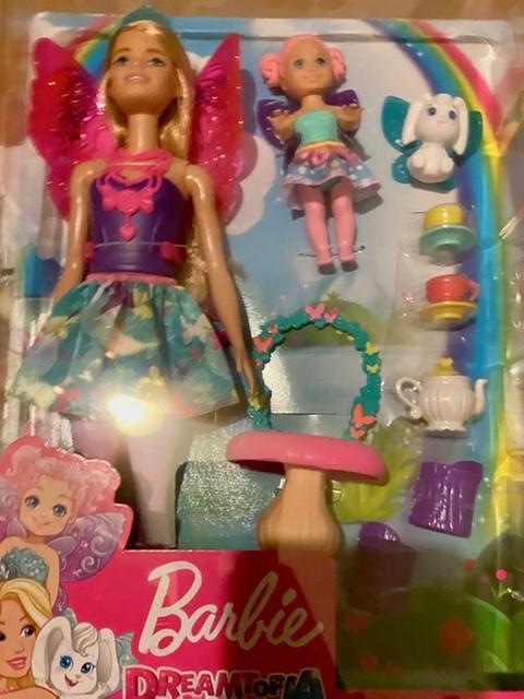 barbie dreamtopia dolls and tea party playset