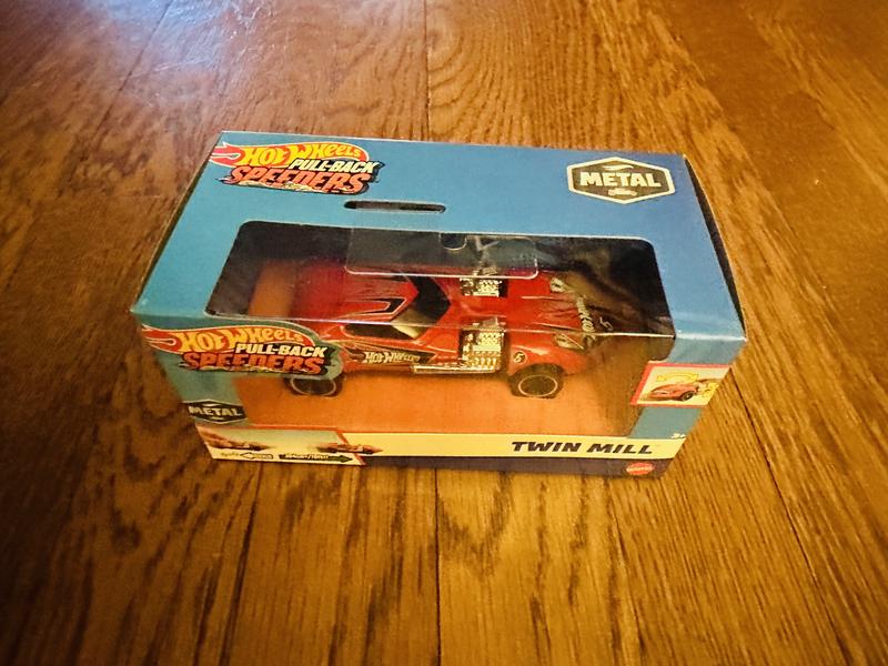 Hot Wheels Pack 2 Coches de Carreras Pull-Back Speeders Mattel