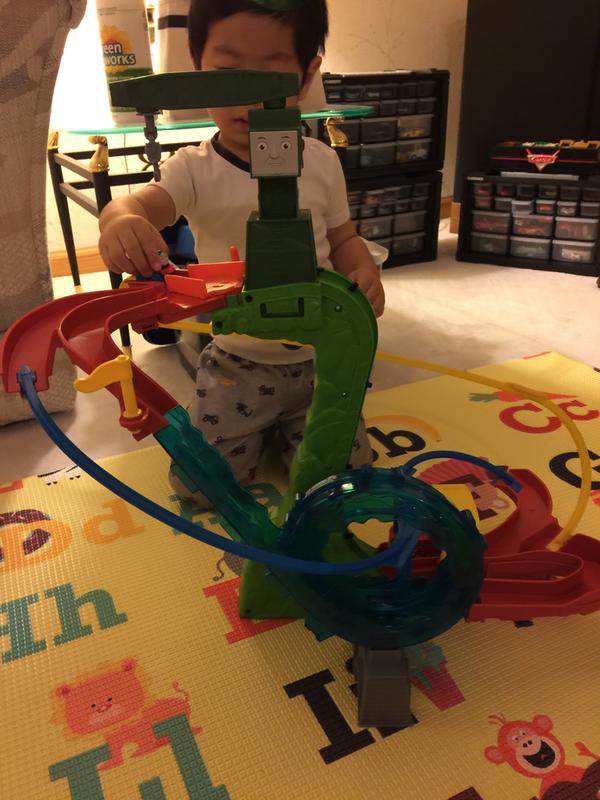 Testing out the track