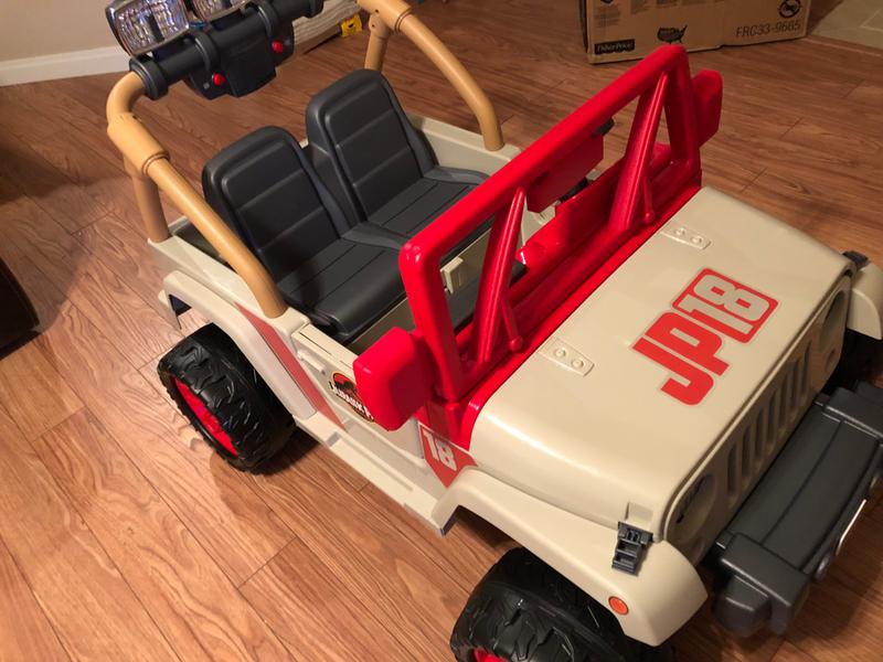 power wheels jurassic park jeep