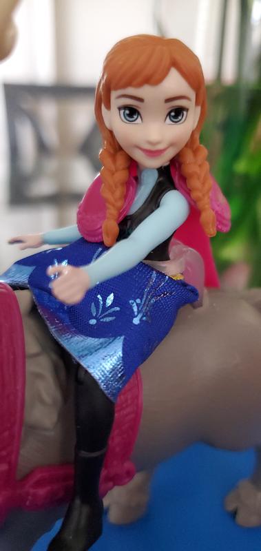 Mattel Disney Frozen Toys, Anna Posable - Muñeca pequeña y reno Sven  inspirados en las películas de Frozen de Mattel Disney, para niños
