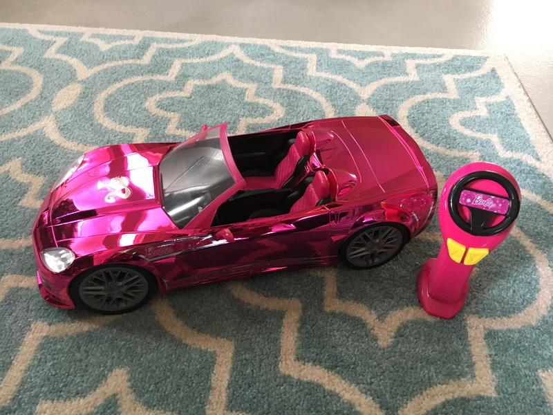 barbie corvette remote control car