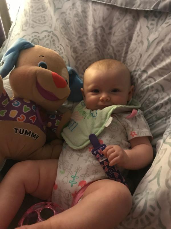 Hanging with my puppy