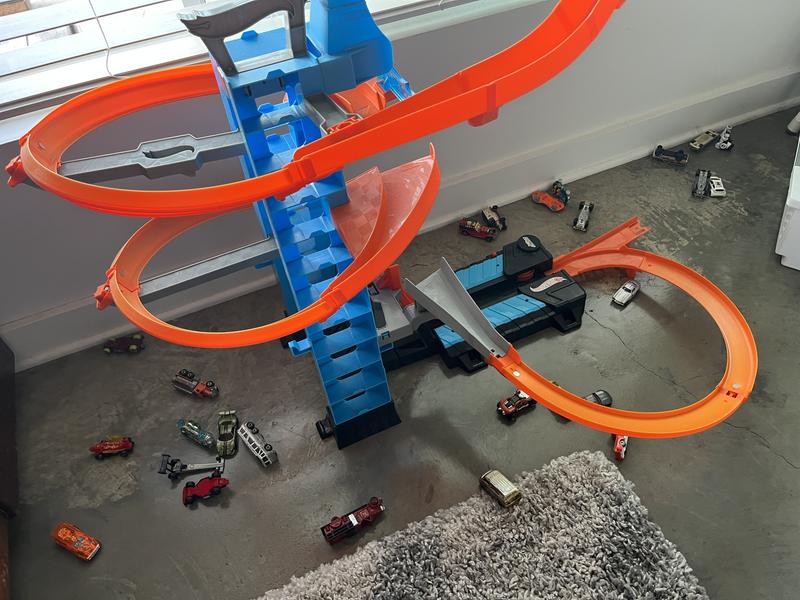 Circuit voiture Sky Crash Tower Hot Wheels –