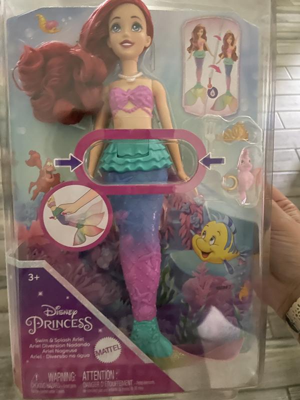 Disney Swim And Splash Ariel Doll