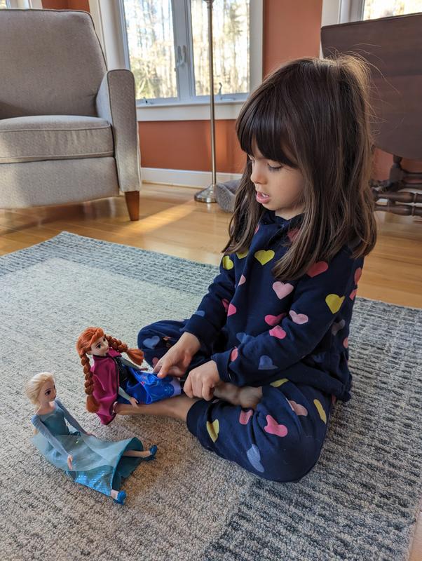 Having the dolls sit for a party