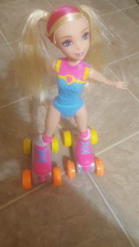 barbie remote control roller skating doll