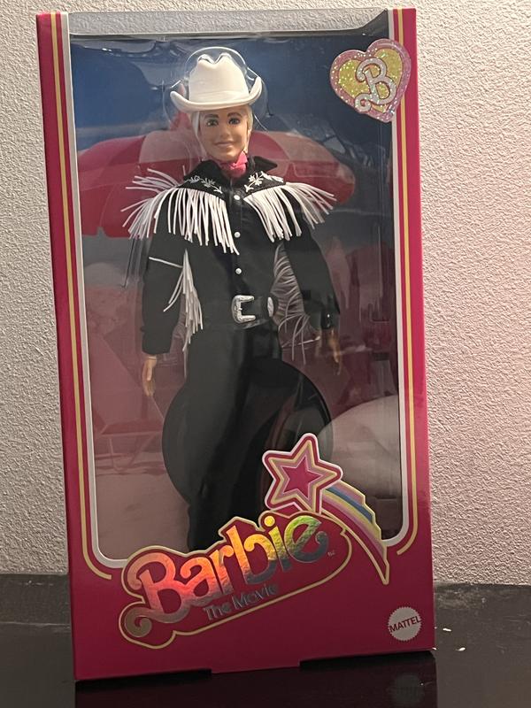 Barbie The Movie Collectible Ken Doll Wearing Black and White