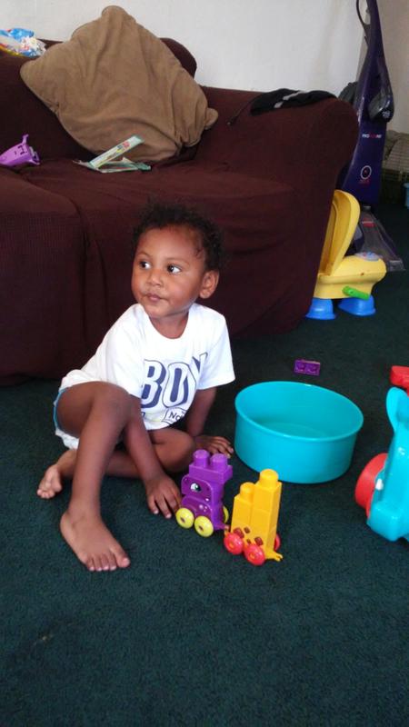 His new favorite toy