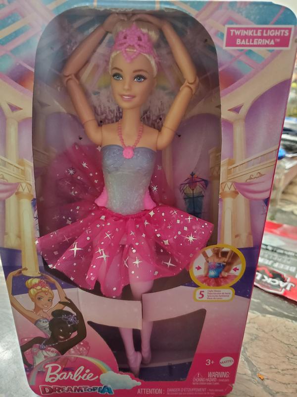 Barbie Dreamtopia Twinkle Lights Ballerina Blonde Hair Doll