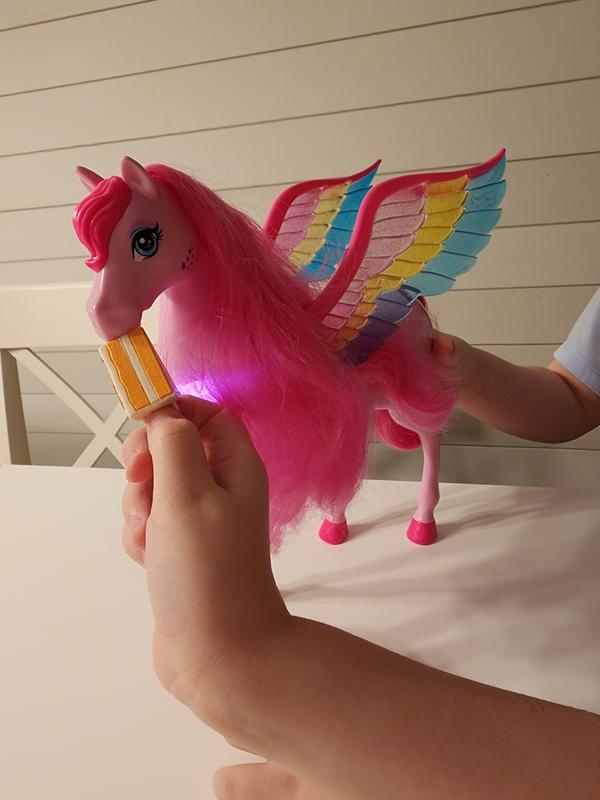 Barbie Rainbow Horse Toy Horses For Girls Glitter Girls 14-Inch