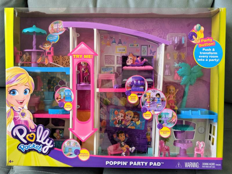 polly pocket poppin party pad