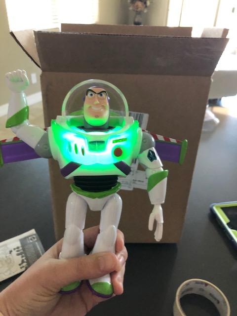 Buzz lit up