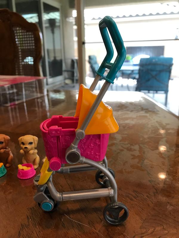 Barbie with puppy discount stroller