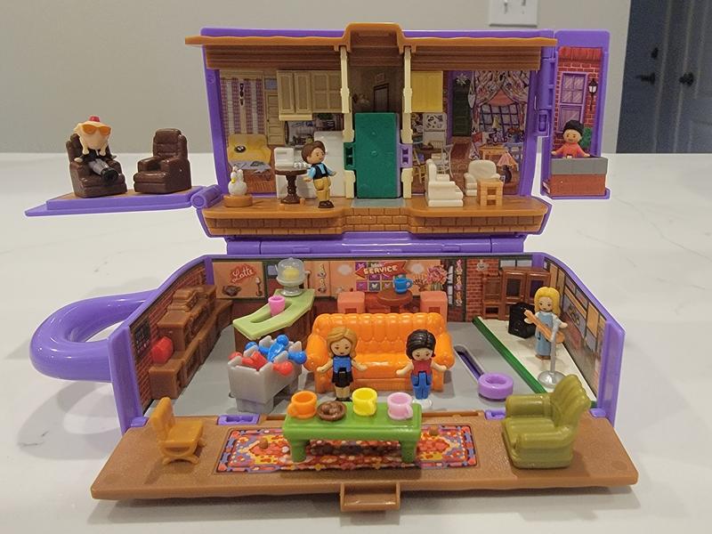 Polly Pocket Playset, Friends Compact With 6 Dolls and 9