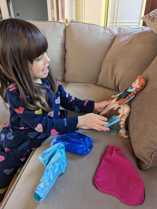 Exploring the dolls' outfits