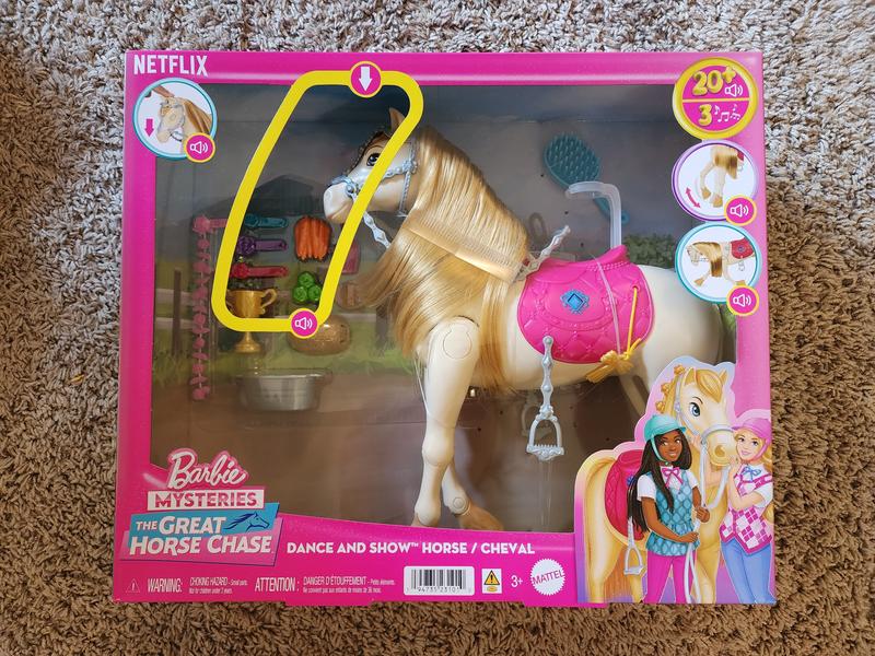 Dancing barbie horse on sale