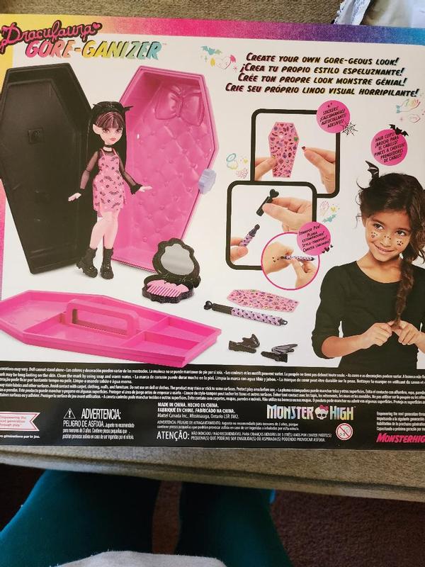 Best Buy: Monster High Draculaura Gore-ganizer Playset Black/Pink HJH64