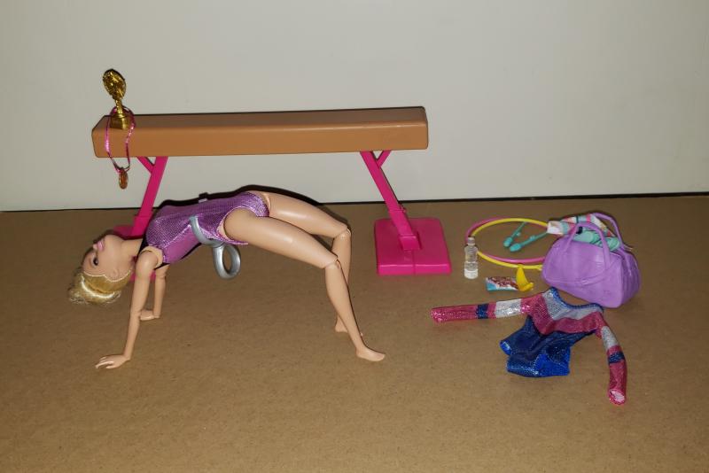 Barbie gymnastics toys hot sale