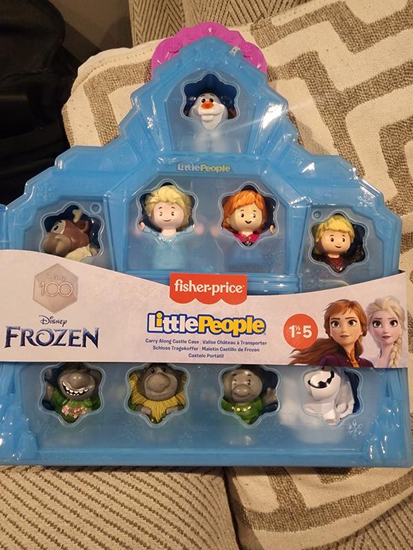 Little People Disney Frozen Carry Along Castle Case Playset