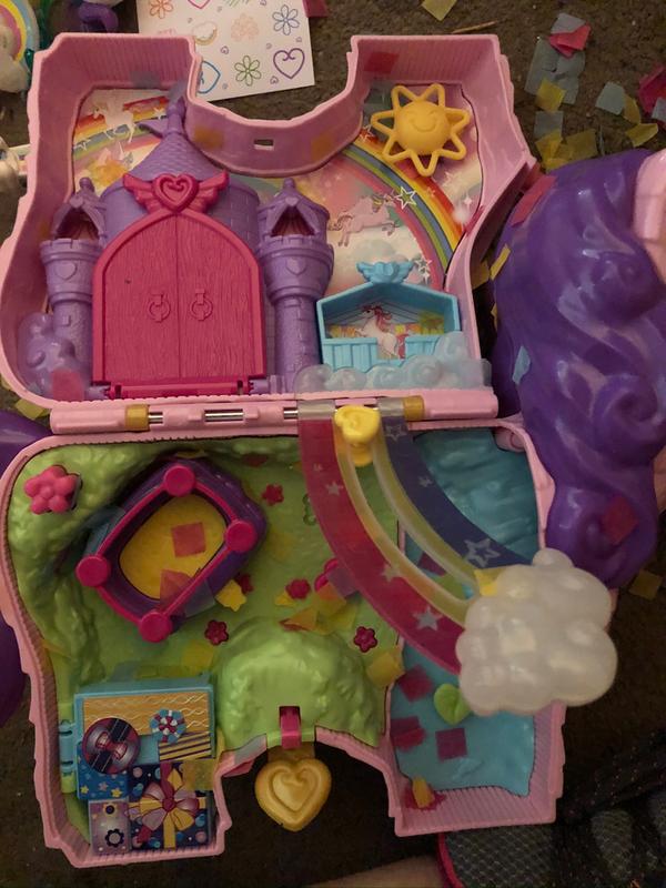 Polly Pocket Unicorn Party Large Playset with Micro Polly Lila