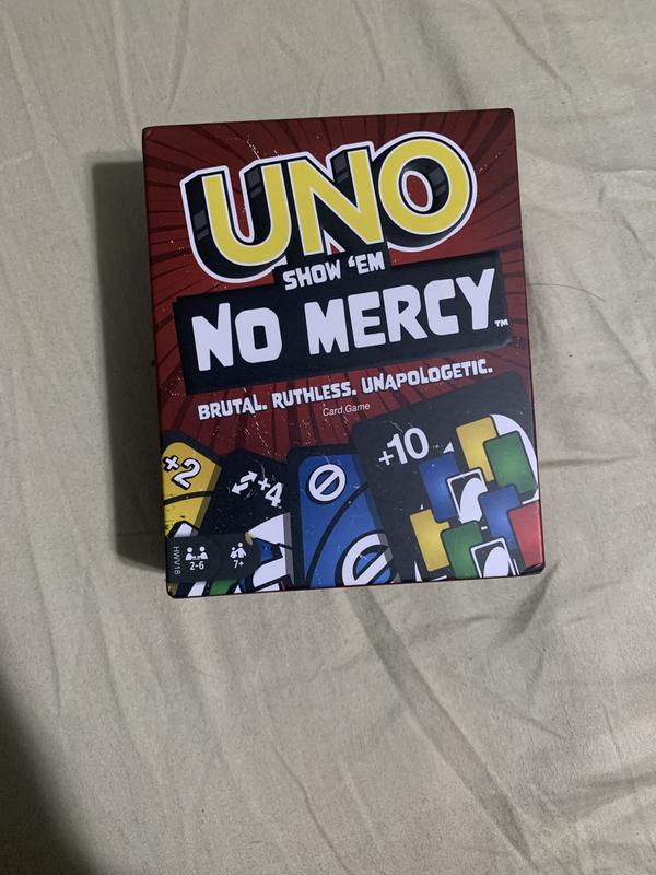 My box of uno show em no mercy