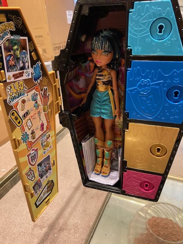 Monster High-Monstrueux Secrets Cleo de Nile-Coffret poupée et casier